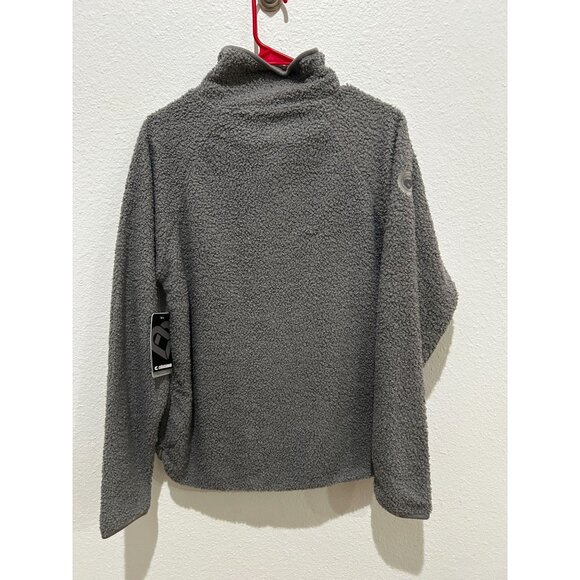 NEW Colosseum Womens S WV Gray Sherpa Fleece 1/4 Zip Pullover MSRP $64.99 - Picture 4 of 5